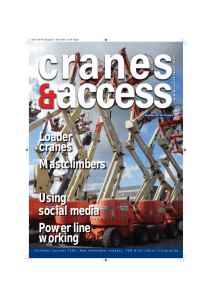 Complete issue of Cranes & Access in one PDF file