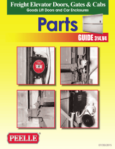parts guide - Peelle Doors