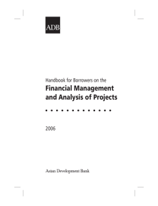 Financial Management and Analysis of Projects