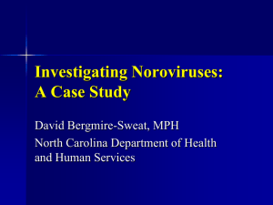 Noroviruses and Gastroenteritis