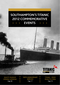 SOUTHAMPTON'S TITANIC 2012