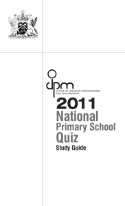 to View the ODPM Study Guide - Office of Disaster Preparedness