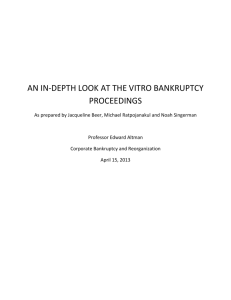 an in-depth look at the vitro bankruptcy proceedings