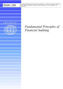 Fundamental Principles of Financial Auditing