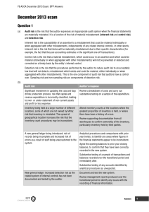 December 2013 exam