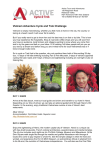 Vietnam Adventure Cycle and Trek Challenge