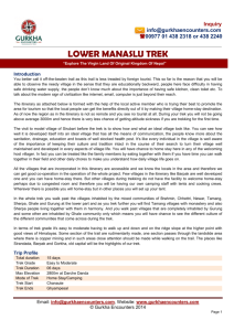 Lower Manaslu Trek - Gurkha Encounters