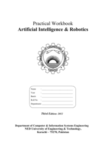 Practical Workbook Artificial Intelligence & Robotics