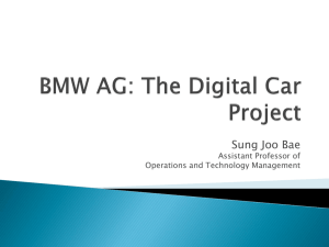 BMW AG: The Digital Car Project