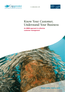 Know Your Customer, Understand Your Business