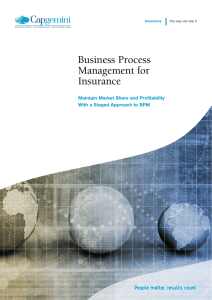 Business Process Management for Insurance