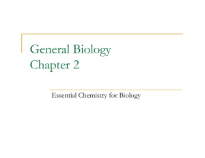 General Biology Chapter 2
