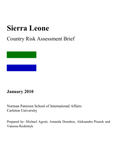 Sierra Leone - Who Will Process as soon as