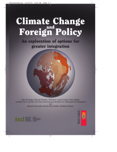 Climate Change and Foreign Policy
