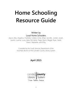 Home Schooling Resource Guide