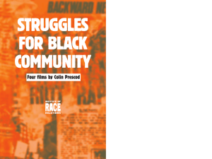 struggles for black community