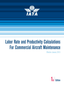 Labor Rate and Productivity Calculations for Aircraft