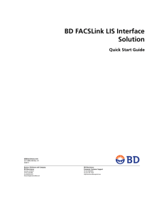 BD FACSLink LIS Interface Solution