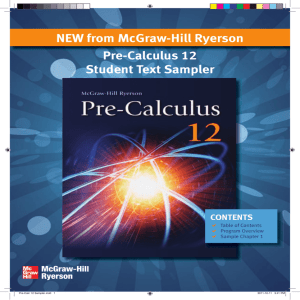 NEW from McGraw-Hill Ryerson Pre