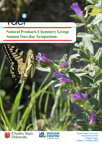 Natural Products Chemistry Group Annual One