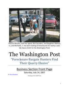 The Washington Post - Lord and Saunders Real Estate