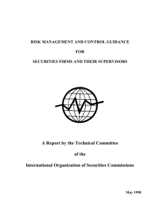 Risk Management and Control Guidance for Securities Firms and