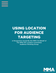 using location for audience targeting