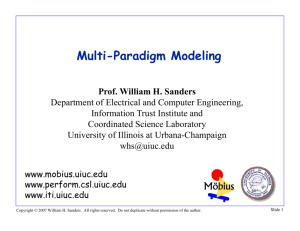 Multi-Paradigm Modeling