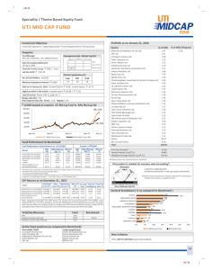 UTI MID CAP FUND - UTI Mutual Fund