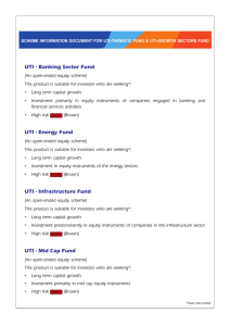 UTI - Banking Sector Fund UTI - Energy Fund UTI