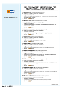 UTI Common Equity and Balance KIM