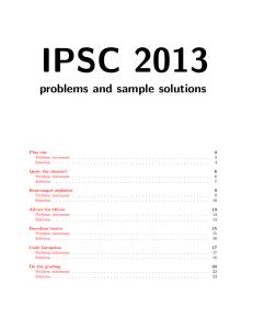 Booklet - Internet Problem Solving Contest