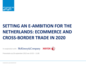 setting an e-ambition for the netherlands: ecommerce and cross