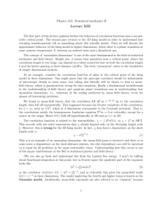 Physics 212: Statistical mechanics II Lecture XIII