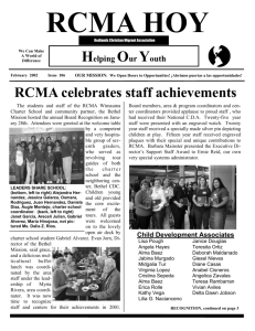 RCMA celebrates staff achievements