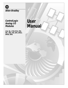 1756-6.5.9, ControlLogix Analog I/O Modules User Manual