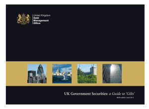 UK Government Securities: a Guide to 'Gilts'