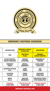 Emergency Response Guidebook - Central Piedmont Community