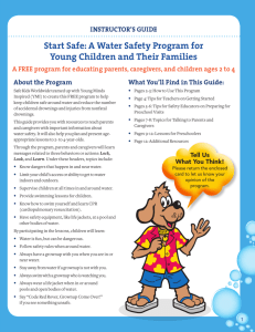 Start Safe: A Water Safety Program for Young Children and Their