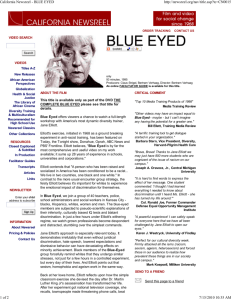 BLUE EYED - California Newsreel
