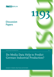 Do Media Data Help to Predict German Industrial