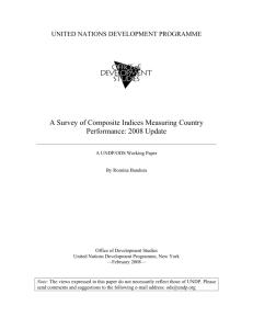 A Survey of Composite Indices Measuring Country