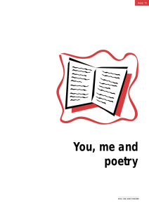 You, me and poetry - Public Schools NSW