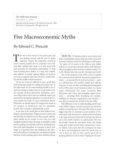 Five Macroeconomic Myths - Federal Reserve Bank of Minneapolis