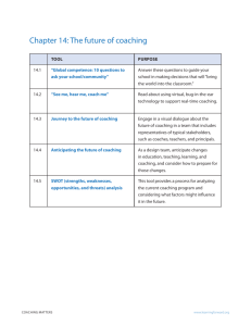 Chapter 14: the future of coaching