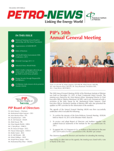 Petro news final - Petroleum Institute of Pakistan