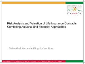Risk Analysis and Valuation of Life Insurance Contracts Combining