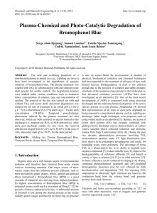 Plasma-Chemical and Photo-Catalytic Degradation of Bromophenol