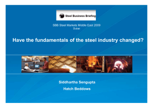 Presentation: Have the fundamentals of the steel industry changed