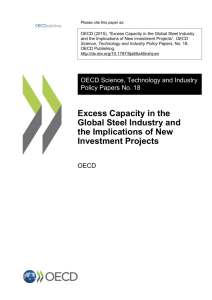 Excess Capacity in the Global Steel Industry and